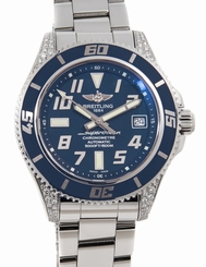 Breitling Superocean 42 Limited Edition Blue Diamond Men's Watch A1736467/C868