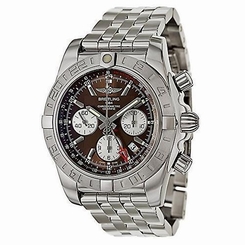 BREITLING MEN'S 44MM STEEL BRACELET & CASE AUTOMATIC WATCH AB042011-Q589