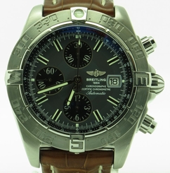 Breitling Galactic Windrider A13364 Automatic Chronograph Steel Mens Watch 44mm