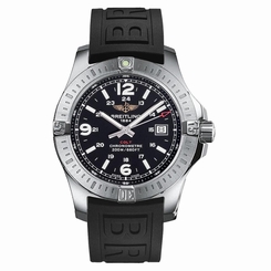 BREITLING MEN'S STEEL BRACELET & CASE AUTOMATIC GREY DIAL WATCH A49350L2/F549