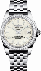 A7433053/A779-376A BREITLING GALACTIC 36 BRAND NEW WOMENS QUARTZ WATCH