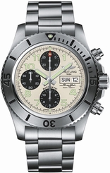 A13341C3/G782-162A NEW BREITLING SUPEROCEAN CHRONGORAPH STEELFISH MENS WATCH