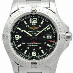 Pre-Owned BREITLING Colt Black Legend Edition All SS Men's Wristwatch A74388,MR