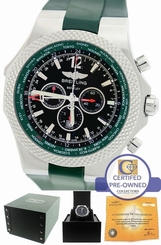 Men's Breitling Bentley GMT British Racing Green A47362 Chronograph Watch 845960026321