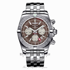 Breilting Chronomat 44 GMT Brown Dial 44MM Stainless Steel AB042011/Q589