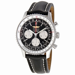 Breitling Navitimer 01 Black Dial Chronograph Mens Watch AB012012-BB01 845960025812