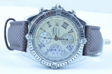 BREITLING CROSSWIND WINDRIDER CHRONOGRAPH 43MM STEEL/STEEL WHITE RAR MOP