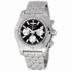 Breitling Chronomat B01 Black Dial Mens Watch AB011012-B967SS