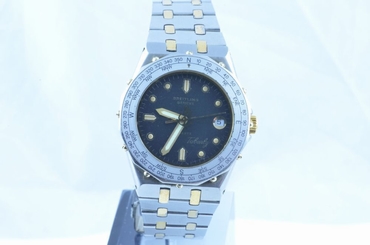 BREITLING TABARLY MEN'S WATCH RAR 36MM VINTAGE RARITY STEEL/GOLD RAR