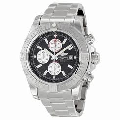 Breitling Mens Super Avenger II Black Automatic Swiss Made Watch A1337111/BC29SS 845960051958