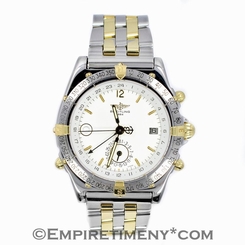 Breitling Duograph B15507 GMT Two-Tone 18K & Stainless Automatic Men's Watch