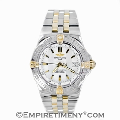 Breitling B71340 Mother of Pearl Two-Tone 18K & Stainless Quartz Women's Watch
