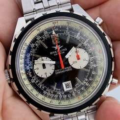 BREITLING STAINLESS STEEL NAVITIMER CHRONO-MATIC, AUTOMATIC WRISTWATCH REF. 1806