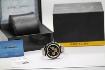 Breitling Navitimer Chrono-Matic A14360 49mm Mesh Bracelet w/ Box