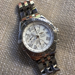Breitling Chronomat Crosswind A13355 Steel Chronograph Automatic Wristwatch