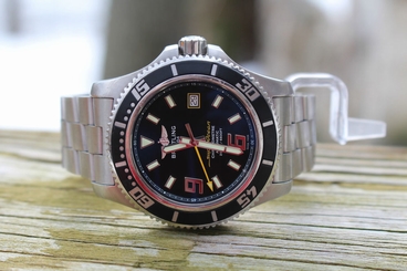 Breitling Superocean A17391 Abyss 44mm Aeromarine Yellow Stainless Pro 2