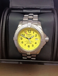 Breitling Avenger Seawolf E17370 Yellow Dial Titanium - Box & Paperwork - 2010