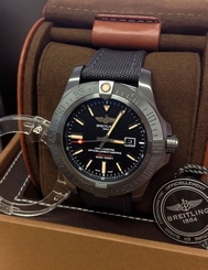 Breitling Avenger Blackbird V17310 Black Dial Titanium 48mm - B&P - 2016