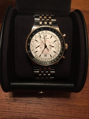 Breitling Montbrillant Legende SS 18K Rose Gold Automatic Watch C2334024 47mm