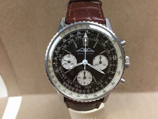 Vintage Breitling Navitimer Extremely Rare Silver Gilt AOPA Chronograph Chrono