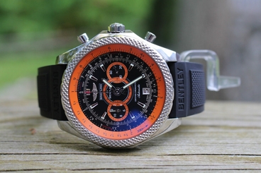 Breitling for Bentley Stainless Steel 49mm SuperSport Black/Orange A26364