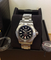 Breitling Avenger II Seawolf A17331 Volcano Black Dial - Box & Paperwork - 2014