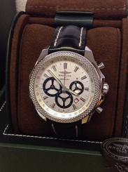  Breitling for Bentley Barnato Racing A25366 Silver Dial - Box & Paperwork - 2013