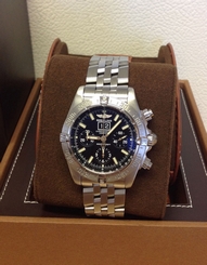 Breitling Blackbird A44359 Black Dial 44mm Satin Finish - Box & Paperwork - 2008
