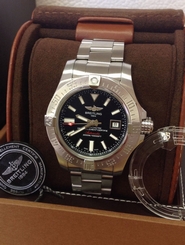 Breitling Avenger Seawolf II A17331 Volcano Black Dial - Box & Papers - 2016