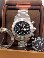 Breitling Avenger II A13381 - Black Baton Dial - Box & Paperwork - 2016 -