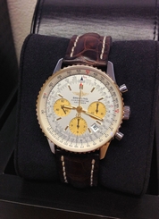 Breitling Navitimer D23322 Silver Dial - Box & Paperwork - Serviced
