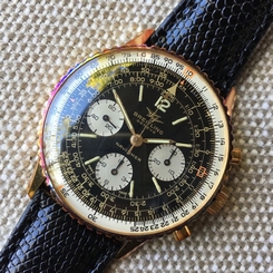 Vintage Breitling Navitimer 806 Gold Filled "New Old Stock" Venus 178 Wristwatch