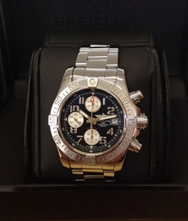 Breitling Avenger II A13381 - Black Arabic Numeral Dial - 42mm case - B&P - 2013