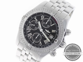 BREITLING CHRONOMAT EVOLUTION A13356 AUTOMATIC CHRONOGRAPH BLACK A1335611/B898