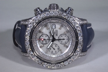 Iced Out "Breitling Bentley" Special Edition Watch with Diamonds