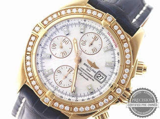 BREITLING CHRONOMAT EVOLUTION H13356 LIMITED ED. DIAMOND 18K GOLD H1335659/A647