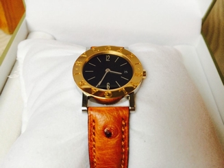 Bulgari bb 26 sgld Solid Gold Bezel Retails $2800 Bvlgari watch ladies watches