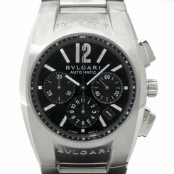 Pre-Owned BVLGARI Ergon EG40SCH Men's SS Black Dial Automatic Watch, MD