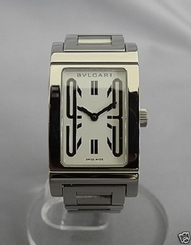 Auth BVLGARI "Rettangolo" RT39S Quartz, Women's watch