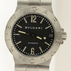  BVLGARI Diagono LCV29S Automatic Steel Ladies Watch 30mm LCV 29 S Bulgari