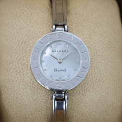 BULGARI --- Bvlgari B.Zero1 Mother of Pearl MOP Bracelet Watch BZ22S