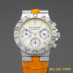 BULGARI  DIAGONO CH 35 S   S.STEEL  CHRONOGRAPH AUTOMATIC MEN'S  BOX