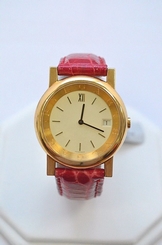 W170- Bvlgari 18k Solid Gold Watch Anfiteatro AT33GL Ladies Watch
