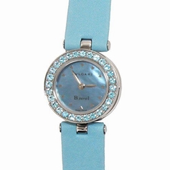 Authetic BVLGARI watch Bzero1 Quartz BZ22S ladies used Wristwatch Blue