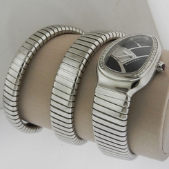 Bvlgari Bulgari Serpenti SP35BD1SDS.2T Stainless Steel DIAMOND Ret: $13,400