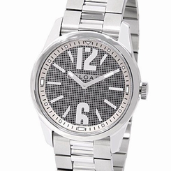 Authentic BVLGARI watch solo tempo Quartz ST37S Mens Used Wristwatch Silver