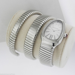 Bvlgari Bulgari Serpenti SP35C6SDS.2T Stainless Steel DIAMOND Ret: $11,100