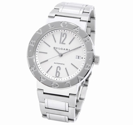 Pre-Owned BVLGARI BB38SSAUTO Bvlgari Bvlgari Men's SS White Automatic Watch, MD