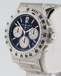 Bvlgari Diagono Terra Chronograph with Date RARE 40mm gent's watch.