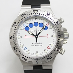 Authentic Bulgari Diagono Scuba regatta SD40SRE automatic Mens Wristwatch162